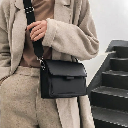 💼✨ Designer PU Leather Luxury Crossbody Bag – Stylish Travel Handbag for Women | Elegant Shoulder &amp; Messenger Flap Bag 🖤